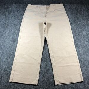 Banana‎ Republic Pants Womens 16 Beige Straight Trouser Corduroy Stretch Khaki
